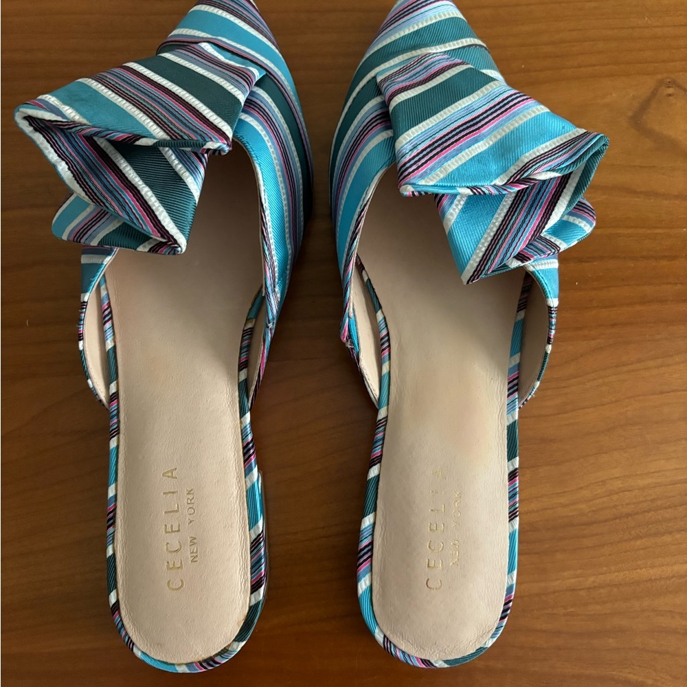 NWOT Cecelia New York Shoes Brand New Stripes Flat S8 by Anthropologie